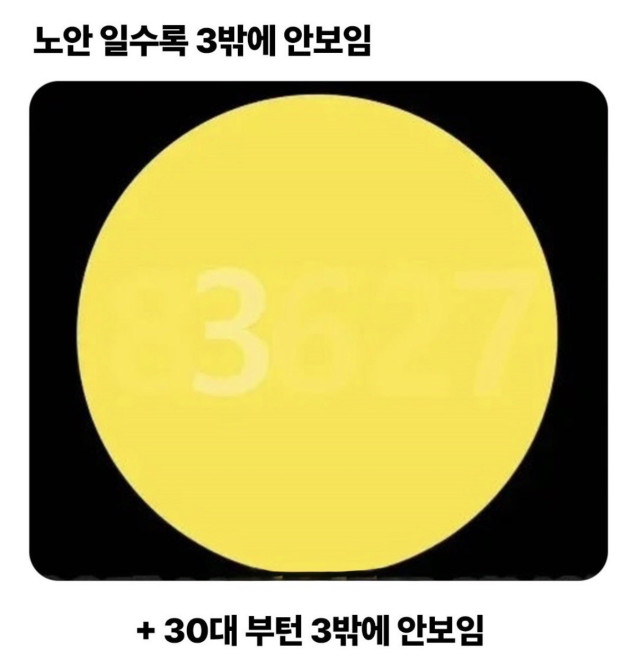 노안일수록 3 밖에 안보임