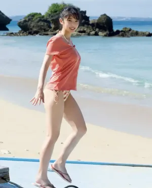 귀여운 일본처자의 해변